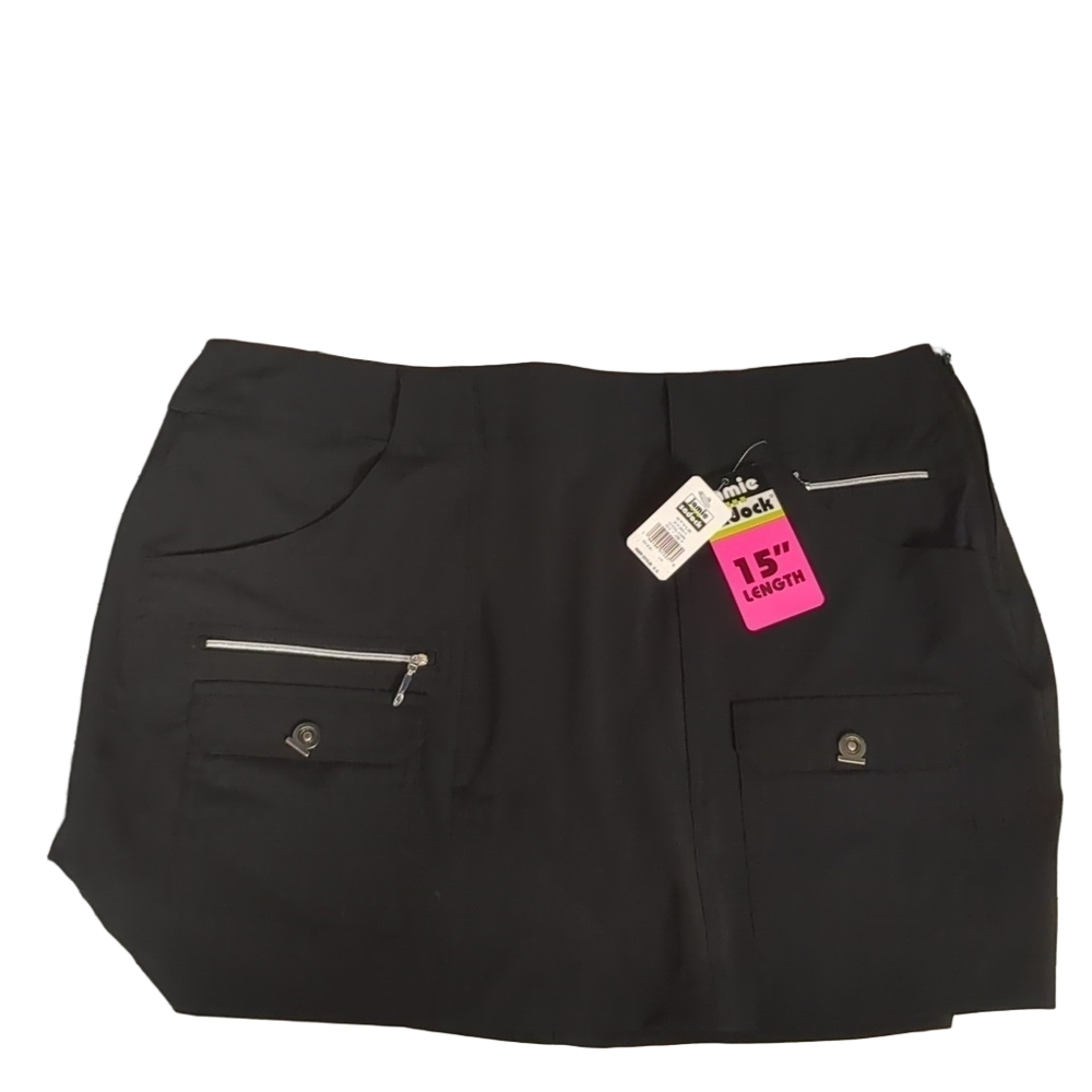 Jamie sadock black tennis skort size 16